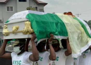 Corper killed in Lagos train crash buried