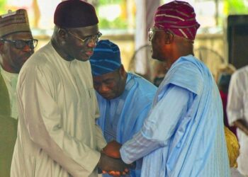 PHOTOS: Sanwo-Olu, others attend 10th remembrance of Tinubu's mother