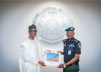 PHOTOS: Ribadu, IGP Egbetokun explore ways to improve internal security