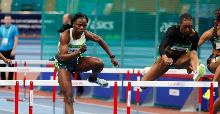 Tobi Amusan sets new 60m hurdle record