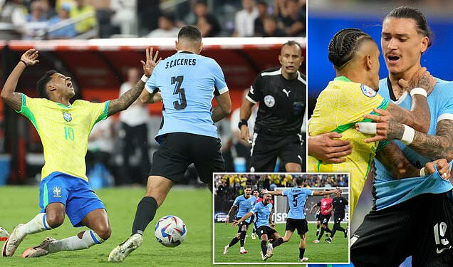 Uruguay beat Brazil on penalties in Copa América quarterfinals