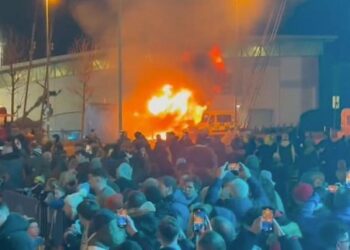 Fire erupts near Man City’s stadium ahead UCL clash